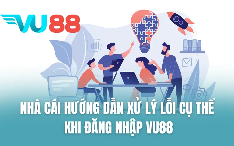 Nhà cái hướng dẫn xử lý lỗi cụ thể khi đăng nhập VU88